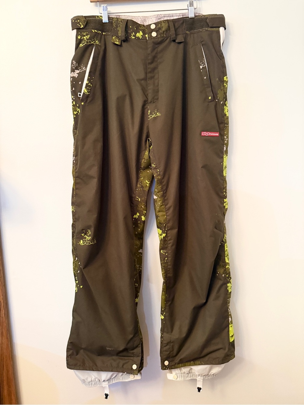 Foursquare 5K Shell System Snowboard Ski Pants Men’s Size XL